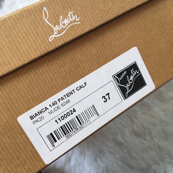 Christian Louboutin Bianca 140 Nude Patent 37 - Picture 2 of 8